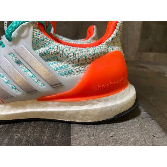 KID'S Adidas SIZE 4Y  UltraBoost 5.0 DNA J White Mint Rush GZ3997 NEW - Picture 8 of 12